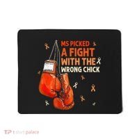 Ms Warrior Ms Picked A Fight Multiple Sclerosis Awareness Mousepad thumb 0