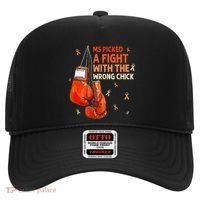 Ms Warrior Ms Picked A Fight Multiple Sclerosis Awareness Hat thumb 0
