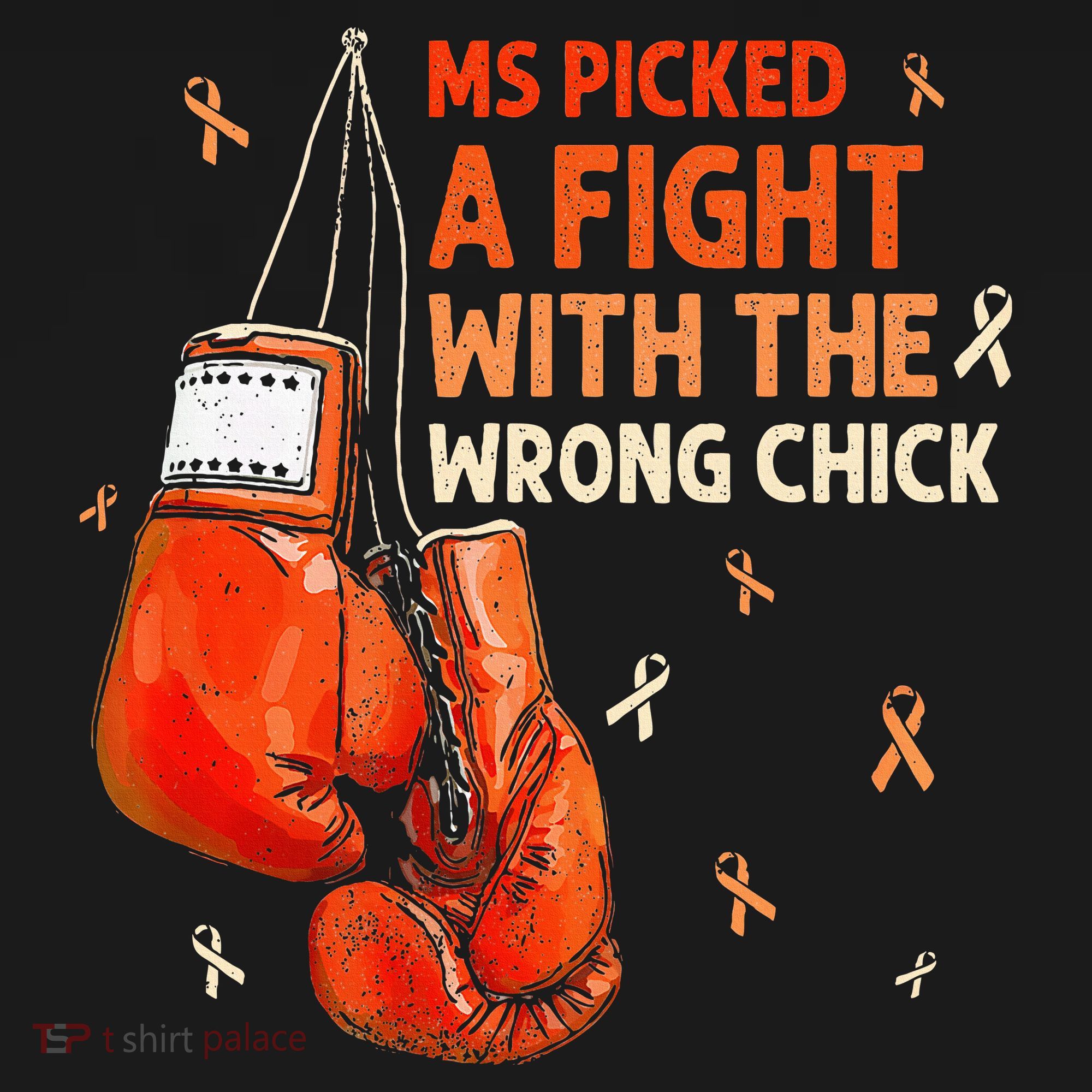 Ms Warrior Ms Picked A Fight Multiple Sclerosis Awareness Tank Top