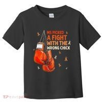 Ms Warrior Ms Picked A Fight Multiple Sclerosis Awareness Toddler T-Shirt thumb 0
