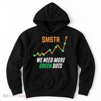 $Mstr We Need More Green Dots Microstrategy Bitcoin Hoodie thumb 0