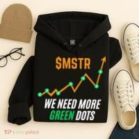 $Mstr We Need More Green Dots Microstrategy Bitcoin Hoodie thumb 4