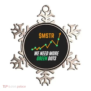 $Mstr We Need More Green Dots Microstrategy Bitcoin Ornament