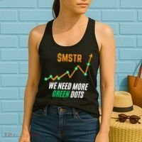 $Mstr We Need More Green Dots Microstrategy Bitcoin Women's Tank Top thumb 2
