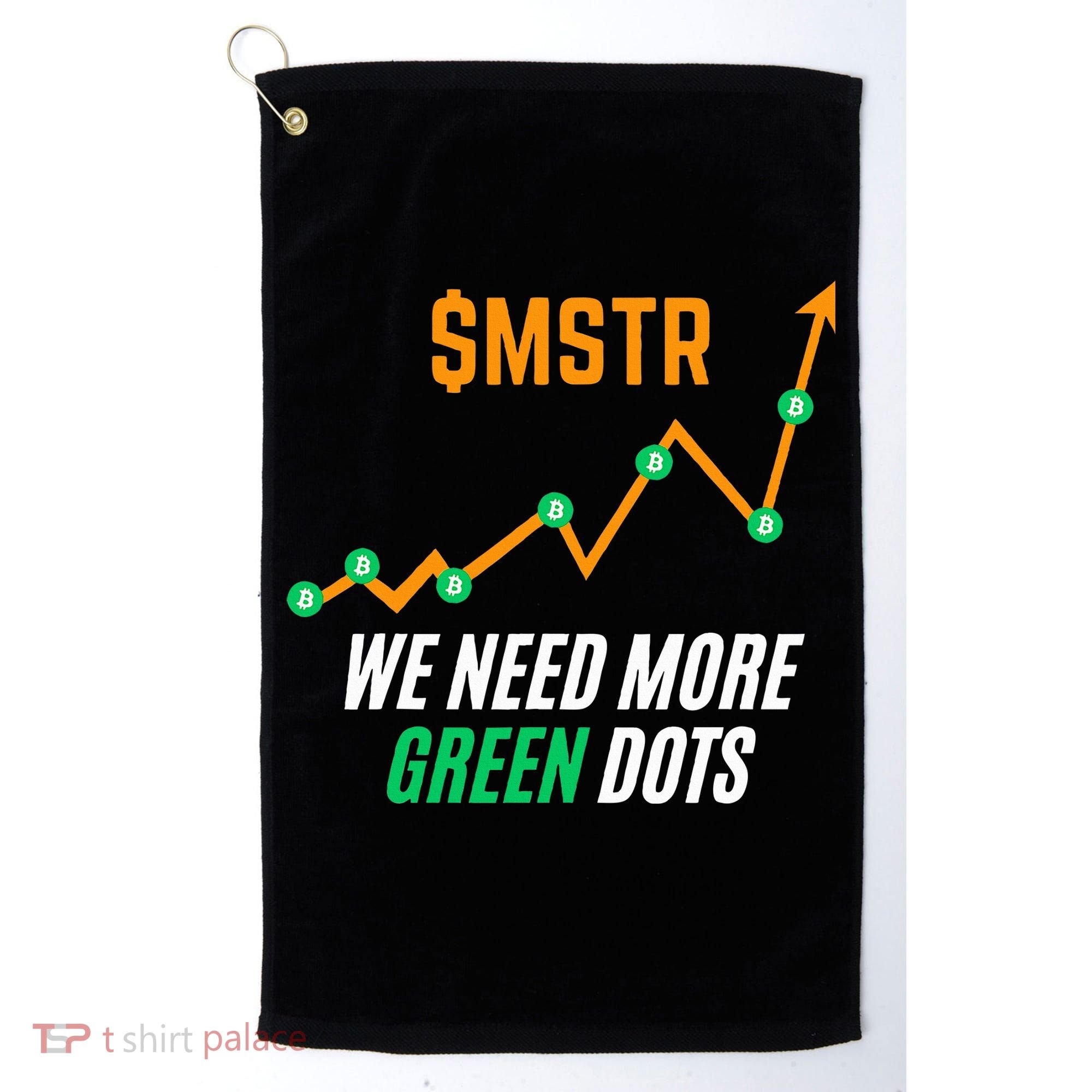 $Mstr We Need More Green Dots Microstrategy Bitcoin Golf Towel
