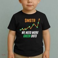 $Mstr We Need More Green Dots Microstrategy Bitcoin Toddler T-Shirt thumb 2
