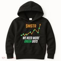 $Mstr We Need More Green Dots Microstrategy Bitcoin Kids Hoodie thumb 0