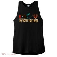 My Worst Nightmare Funny Gifts For Gamers Ladies PosiCharge Tri-Blend Wicking Tank thumb 0