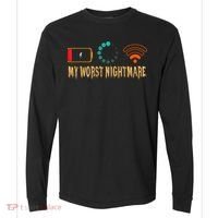 My Worst Nightmare Funny Gifts For Gamers Comfort Colors Heavyweight Long Sleeve T-Shirt thumb 0