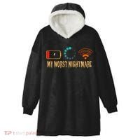 My Worst Nightmare Funny Gifts For Gamers Hooded Wearable Blanket thumb 0