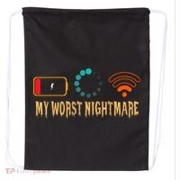 My Worst Nightmare Funny Gifts For Gamers Drawstring Bag thumb 0