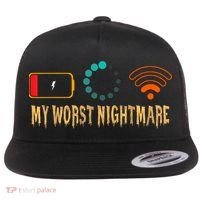 My Worst Nightmare Funny Gifts For Gamers Flat Bill Trucker Hat thumb 0