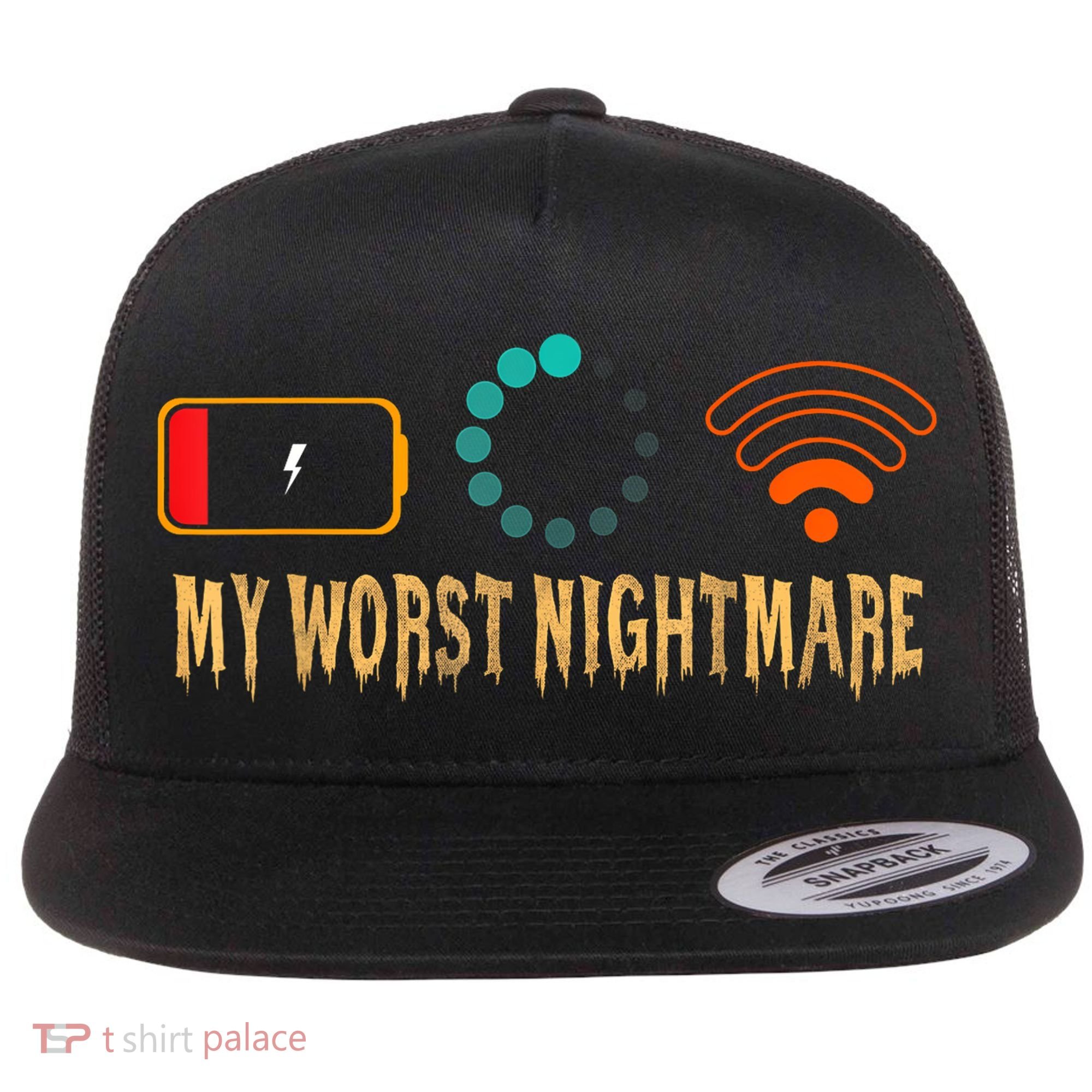 My Worst Nightmare Funny Gifts For Gamers Flat Bill Trucker Hat