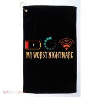 My Worst Nightmare Funny Gifts For Gamers Golf Towel thumb 0