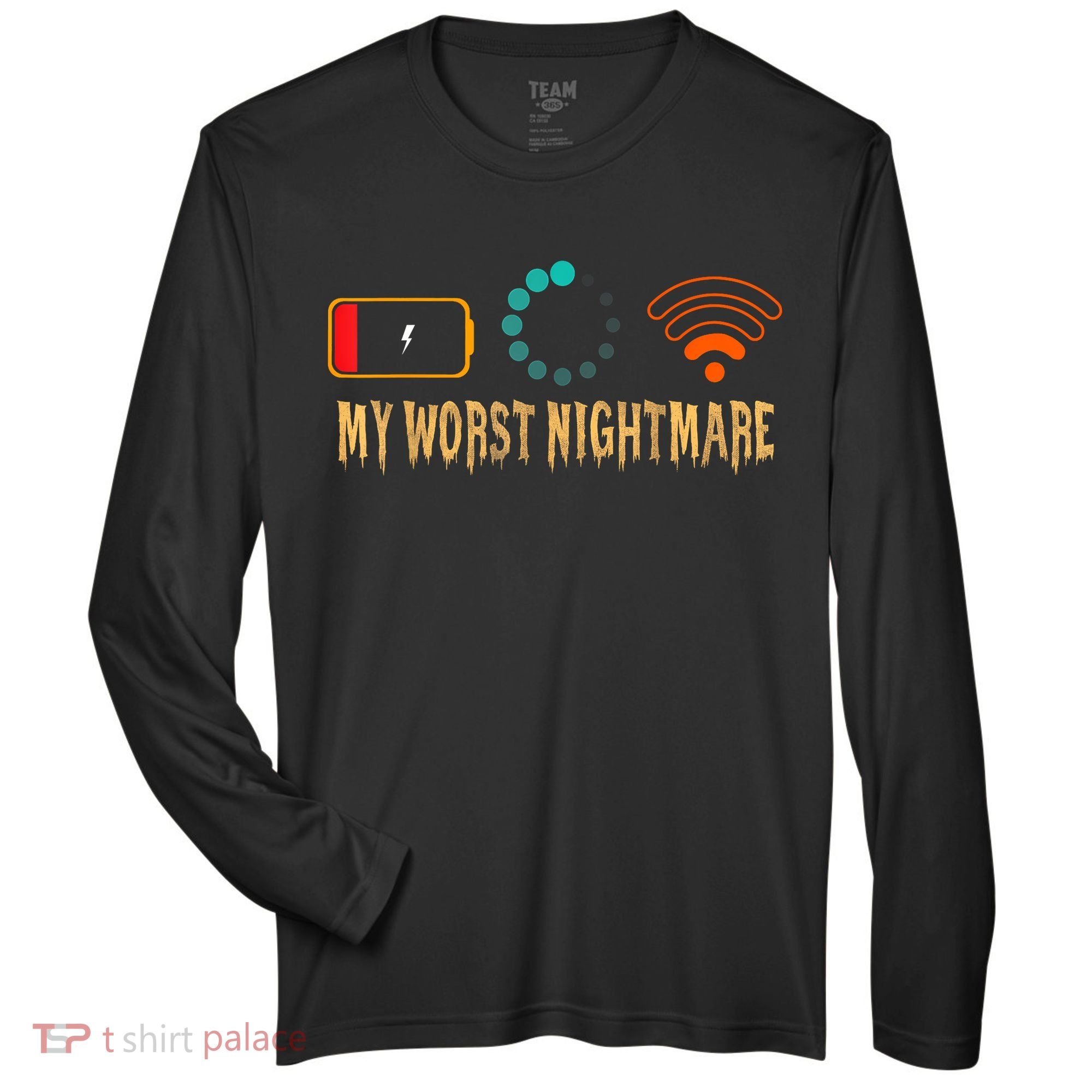 My Worst Nightmare Funny Gifts For Gamers Zone Performance Long-Sleeve T-Shirt
