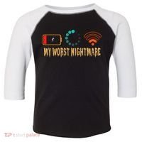 My Worst Nightmare Funny Gifts For Gamers Toddler Fine Jersey T-Shirt thumb 0