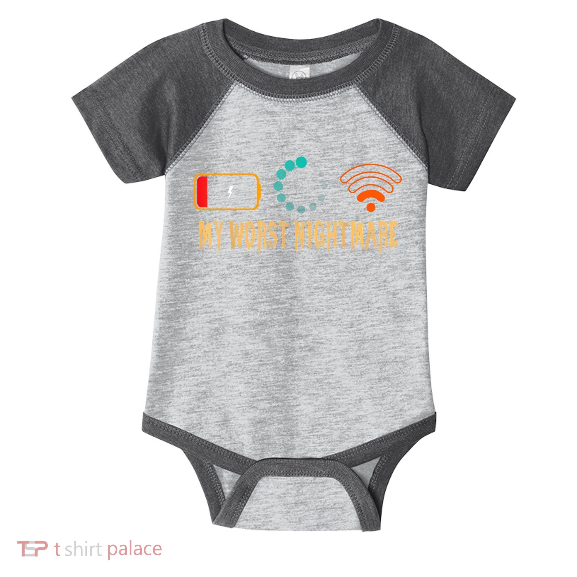My Worst Nightmare Funny Gifts For Gamers Infant Baby Jersey Bodysuit