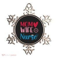 Mom Wife Nurse Funny Nurses Week Nursing Assistant Graphic Cool Gift Ornament thumb 0