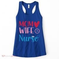 Mom Wife Nurse Funny Nurses Week Nursing Assistant Graphic Cool Gift Women's Tank Top thumb 0