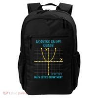 Mathletics Working On My Quads Algebra Math Teacher Backpack thumb 0