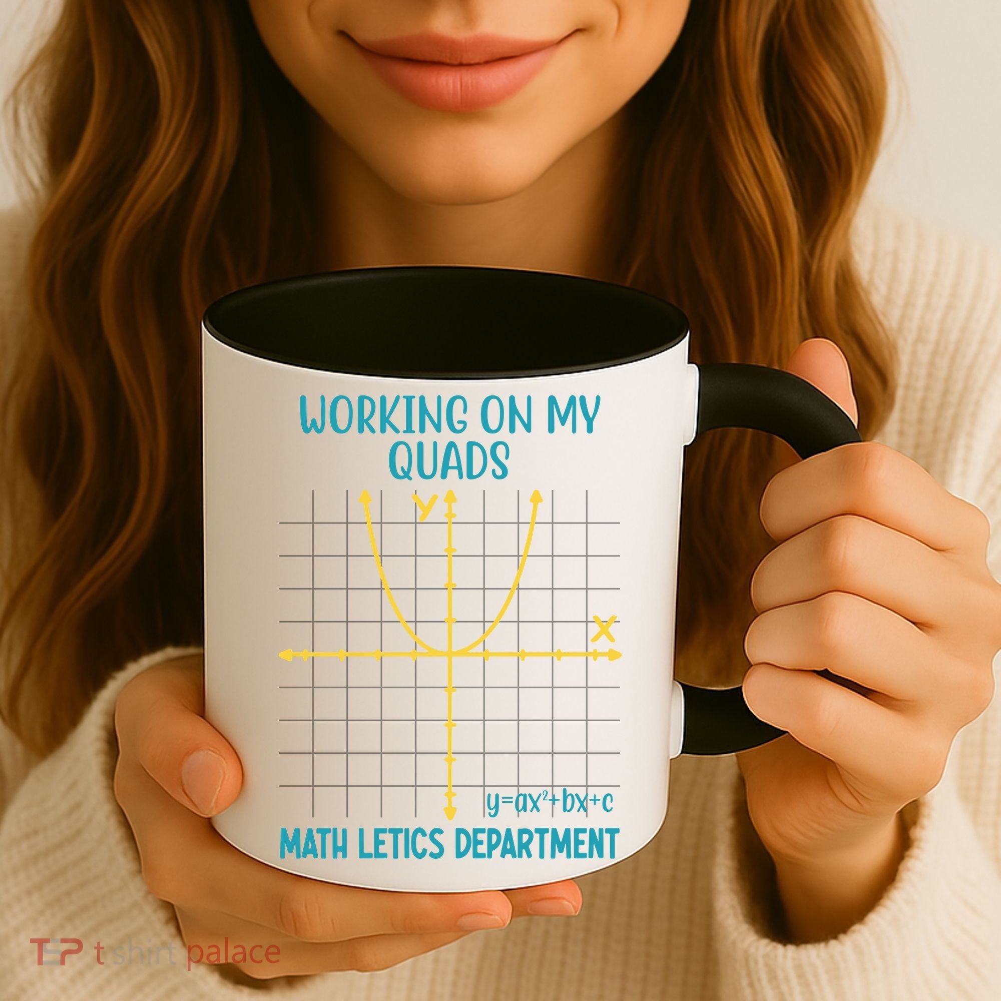 Mathletics Working On My Quads Algebra Math Teacher Coffee Mug