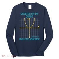 Mathletics Working On My Quads Algebra Math Teacher Long Sleeve Shirt thumb 0