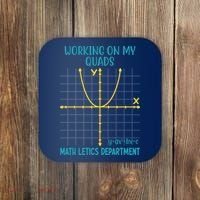 Mathletics Working On My Quads Algebra Math Teacher Coaster thumb 0