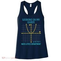 Mathletics Working On My Quads Algebra Math Teacher Women's Tank Top thumb 0
