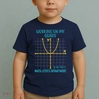 Mathletics Working On My Quads Algebra Math Teacher Toddler T-Shirt thumb 2