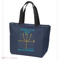 Mathletics Working On My Quads Algebra Math Teacher Tote Bag thumb 3