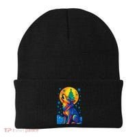 Moonlit Wolf On A Christmas Night Beanie thumb 0