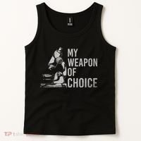 My Weapon Of Choice Funny Tech Medical Laboratory Scientist Tank Top thumb 2