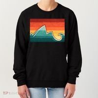 Mountain Wave Ocean Sunset Women's Sweatshirt thumb 0