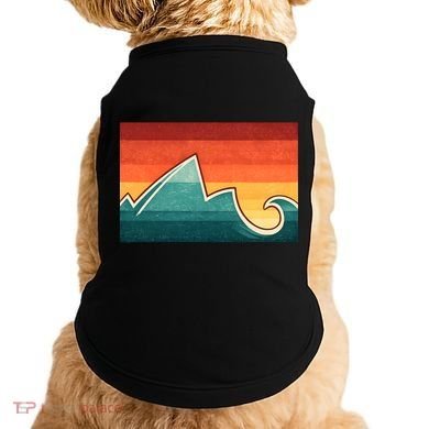 Mountain Wave Ocean Sunset Doggie Tank