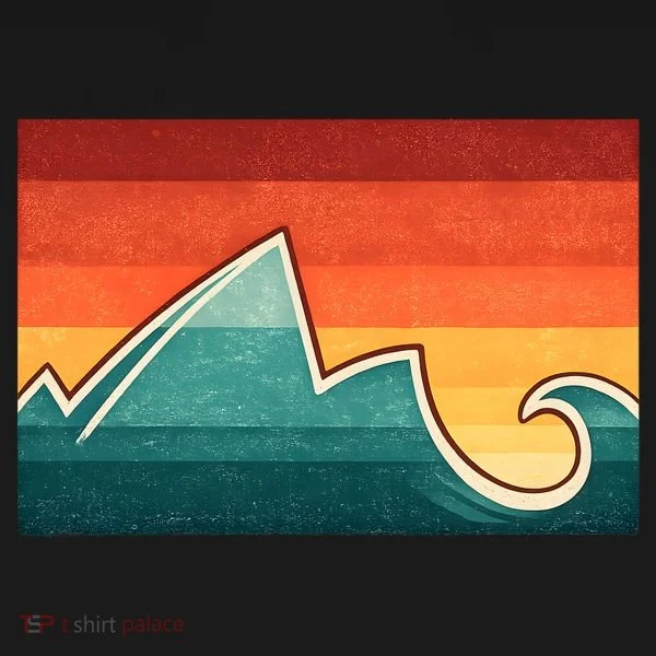 Mountain Wave Ocean Sunset Doggie Tank