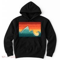 Mountain Wave Ocean Sunset Hoodie thumb 0