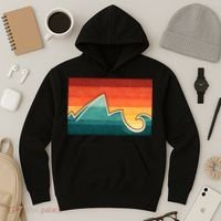 Mountain Wave Ocean Sunset Hoodie thumb 3