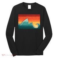 Mountain Wave Ocean Sunset Long Sleeve Shirt thumb 0