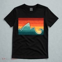 Mountain Wave Ocean Sunset T-Shirt thumb 5