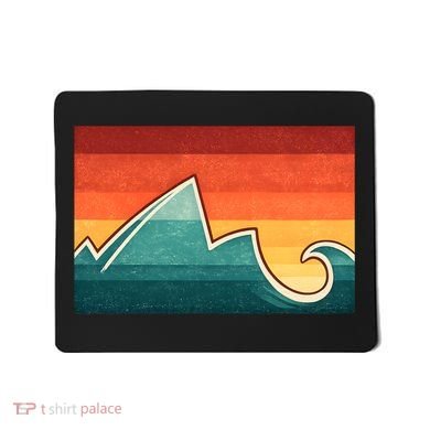 Mountain Wave Ocean Sunset Mousepad