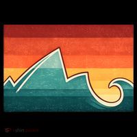 Mountain Wave Ocean Sunset Baby Bodysuit thumb 2