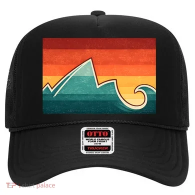 Mountain Wave Ocean Sunset Hat