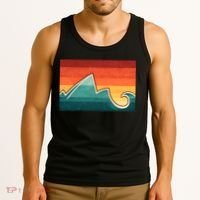 Mountain Wave Ocean Sunset Tank Top thumb 3