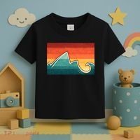 Mountain Wave Ocean Sunset Toddler T-Shirt thumb 3