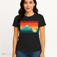 Mountain Wave Ocean Sunset Women's T-Shirt thumb 4