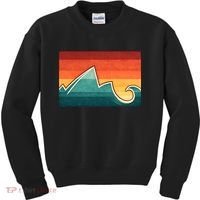 Mountain Wave Ocean Sunset Kids Sweatshirt thumb 0