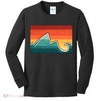 Mountain Wave Ocean Sunset Kids Long Sleeve Shirt thumb 0