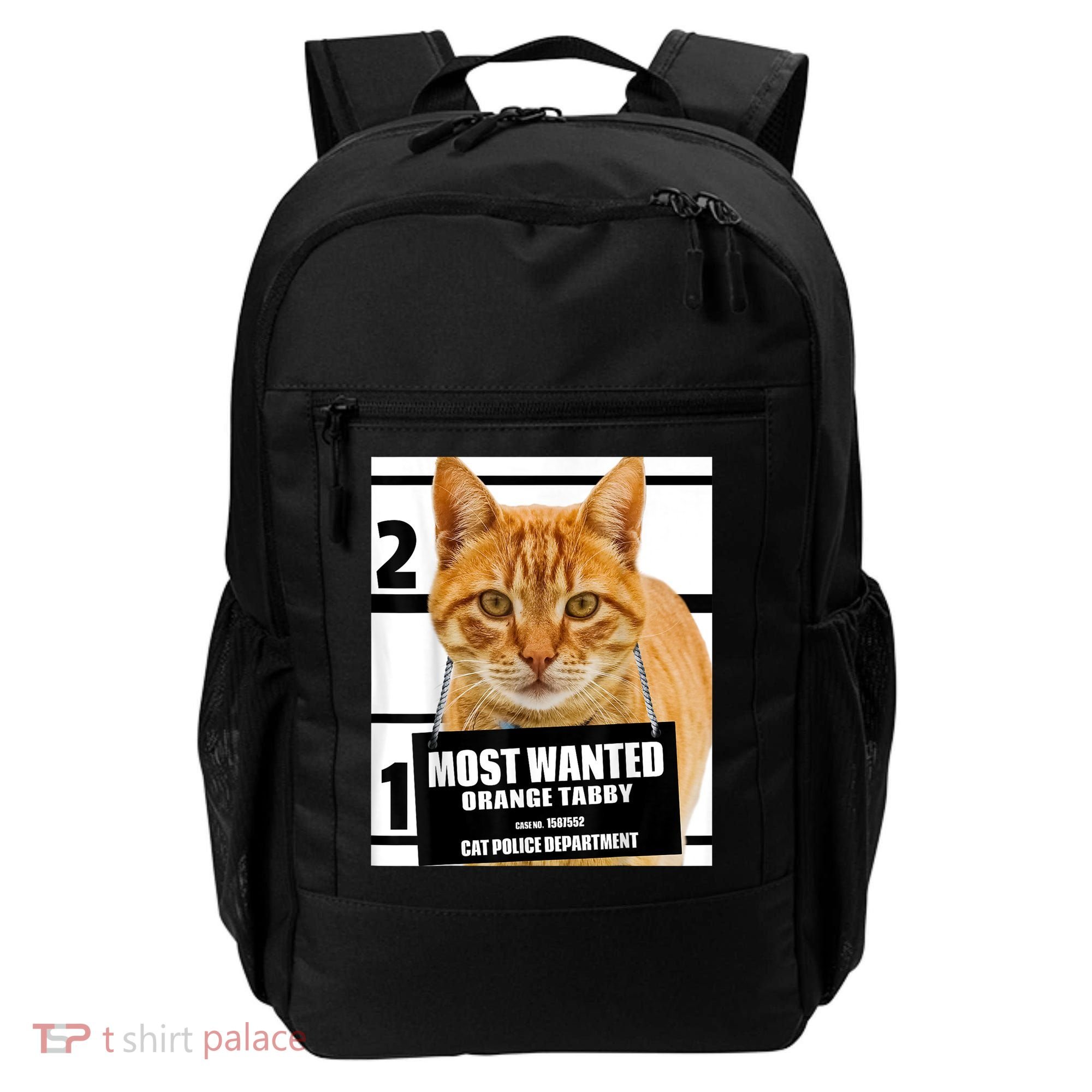 Most Wanted Orange Tabby Cat T Feline S Backpack