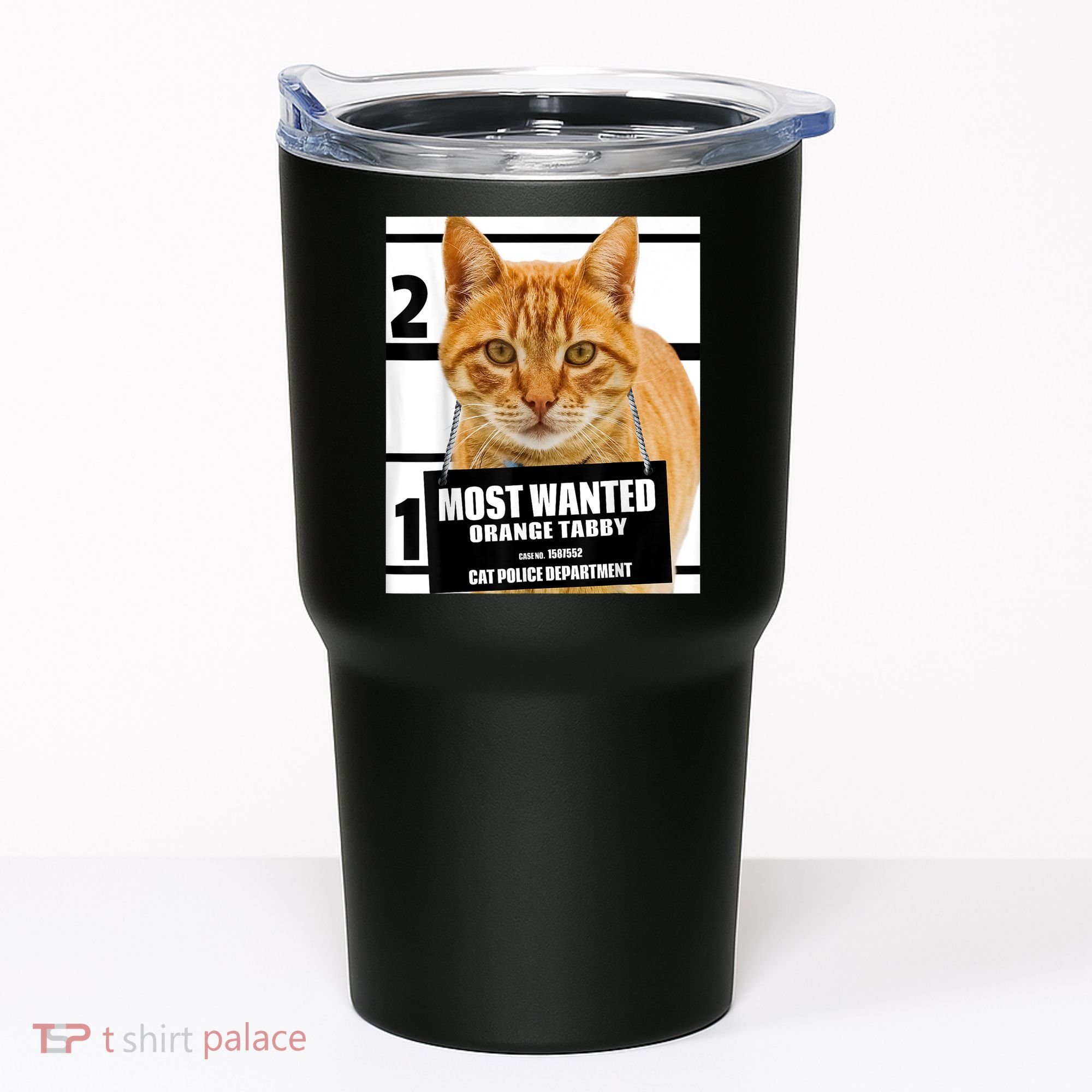 Most Wanted Orange Tabby Cat T Feline S Tumbler