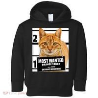 Most Wanted Orange Tabby Cat T Feline S Toddler Hoodie thumb 0
